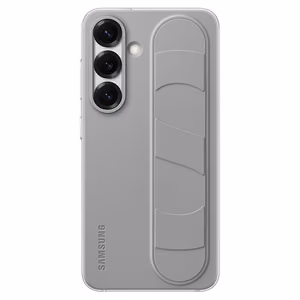 Samsung Standing Grip Case suojakuori, Samsung Galaxy S25, harmaa