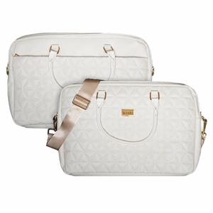 Wonder Briefcase Laptop 15-16 inches pico quilted beige