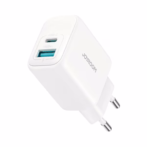Joyroom JR-TCF21 verkkolaturi USB-C / USB-A 20W PD / QC 3.0 - valkoinen