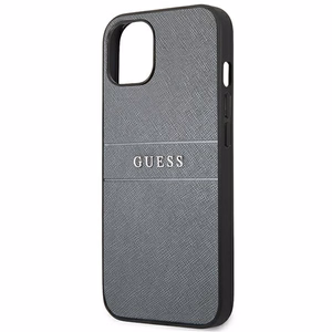 Guess GUHCP13SPSASBGR iPhone 13 mini 5.4" harmaa/harmaa saffianohihna