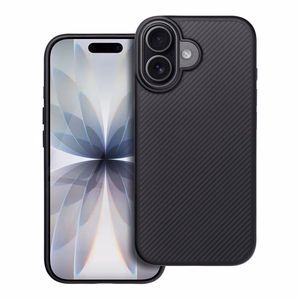 Suojakuori iPhone 17:lle Carbon Elite Mag Cover MagSafe-yhteensopiva musta