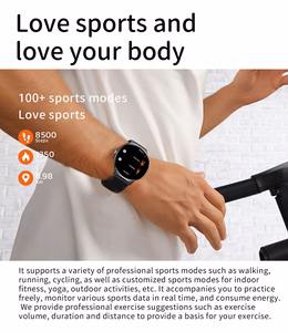 Blavec Smartwatch M-01 Vesta HD AMOLED Voice Call (SWM01-B) musta