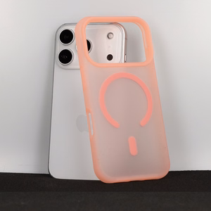 Tel Protect Mist Matte Magsafe Case for Samsung Galaxy A17 5G pink orange
