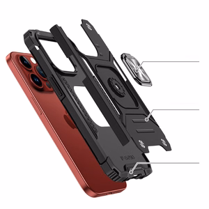 Wozinsky Ring Armor iPhone 15 Pro Max Ring Armor Suojakuori - kultainen