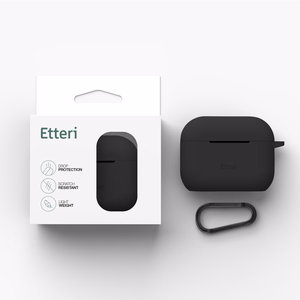 Etteri silikoninen suojakuori AirPods Pro 3 musta