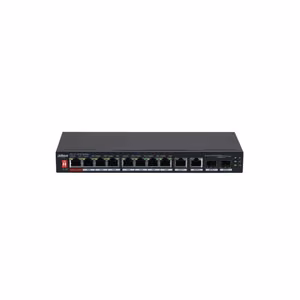 Dahua PFS3210-8GT2GF-96 10-port unmanaged Gigabit switch with 8-port PoE, 96 W