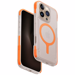 Uniq Combat Active Magclick Lataus Suojakuori iPhone 16 Pro:lle - Oranssi