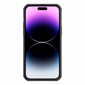 Nillkin CamShield S suojakuori iPhone 14 Pro Max:lle panssaroitu kuori kameransuojalla musta