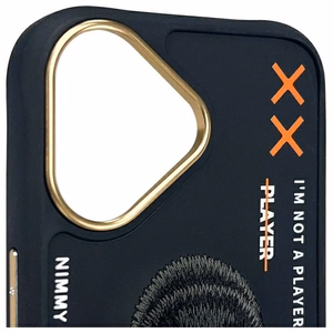 Nimmy Cool&Cute 2.0 Apina Suojakuori iPhone 16:lle - musta