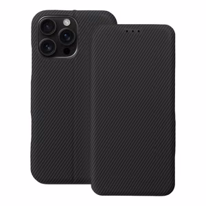 Lompakkokuori iPhone 16 PRO MAX:lle Folio Side Magnet musta