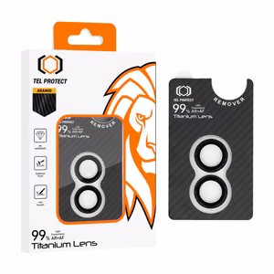 Karkaistu lasi Tel Protect Titanium Lens 99% AR Aramid Series kameralle iPhone 16/16 Plus:lle (linssiä 2 kpl)