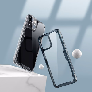 Nillkin Nature Pro iPhone 14 Plus kotelo, panssaroitu kansi, läpinäkyvä kansi