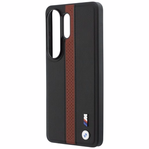 BMW Perforated Stripe Logo MagSafe Suojakuori Samsung Galaxy S26 Ultralle - punainen