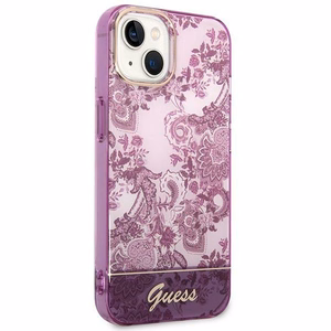 Guess GUHCP14MHGPLHF iPhone 14 Plus 6.7" fuksia/fuksia kotelo Porcelain Collection -mallisto