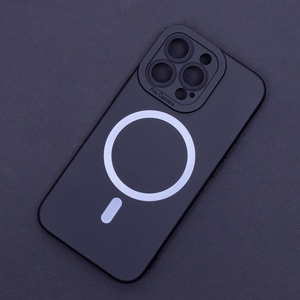 Silicon Mag case for iPhone 16 Plus 6,7" black