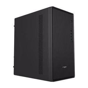 FSP kotelo S120 Mid Tower, musta