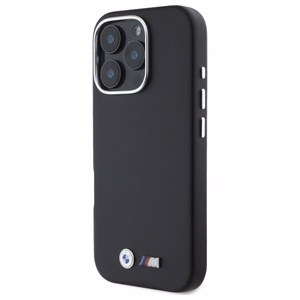 BMW M Smooth Full Wrapped Metal MagSafe Suojakuori iPhone 16 Pro:lle - musta