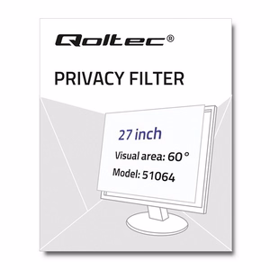 Qoltec 51064 monitorin yksityisyyssuoja 68.6 cm (27)
