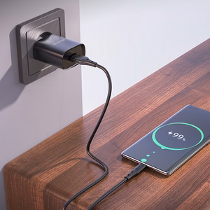 Borofone Seinälaturi BN1 Innovative - USB - 2,1A USB-C-kaapelilla musta