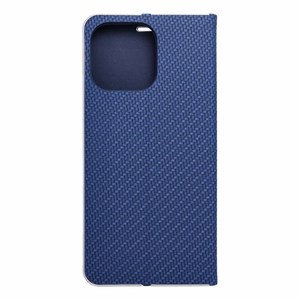 Läppäsuojakuori iPhone 16 PRO MAX:lle Luna Book Carbon sininen