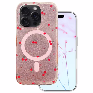 Cherry Mag suojakuori iPhone 14 Pro 6,1" kimalteleva