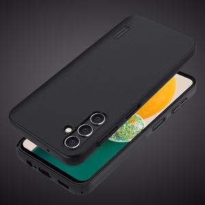 Nillkin Super Frosted Shield Suojakuori Samsung Galaxy A14 5G / Galaxy A14:lle musta