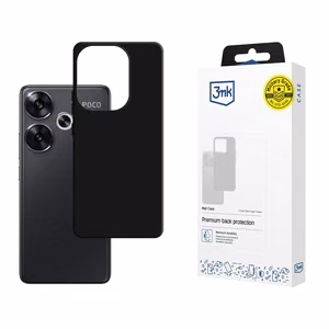 3mk Matt Case Xiaomi Poco F6:lle - Musta