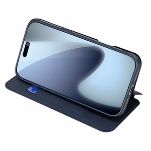 Dux Ducis SKIN PRO lompakkosuojakuori iPhone 17 Pro sininen