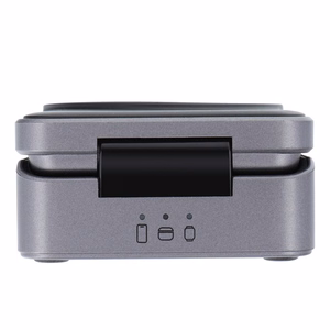 Langaton laturi Forcell F-Energy 3in1 Flex Pro Qi2 yhteensopiva MagSafe-n kanssa (F-05) hopeinen