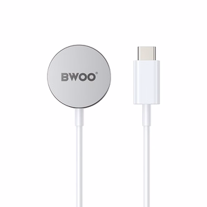 BWOO WL-18 PD 5W magnetic wireless charger magnetic white