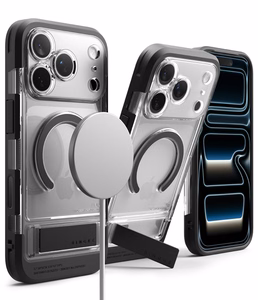 Ringke UX Magnetic -suojakuori iPhone 18 Pro Max / 17 Pro Max -malleille, läpinäkyvä