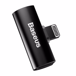 Adapter Baseus L46 Black ( Input "Lightning" / Output 2x "Lightning" )