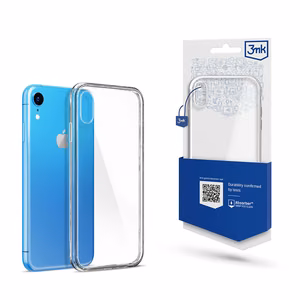 3mk Clear Case -suojakuori iPhone Xr:lle - läpinäkyvä