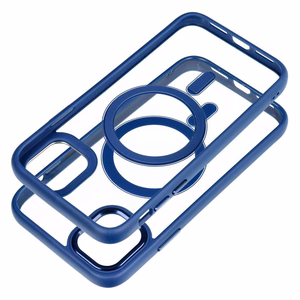 Suojakuori iPhone 11:lle Color Edge Mag Cover yhteensopiva MagSafe sininen
