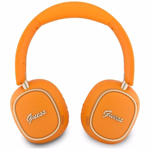 Wireless headphones Guess ENC Rectangle Metal Script orange