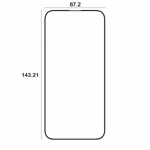 Etteri tempered glass 9D for iPhone 15 Pro 6,1"