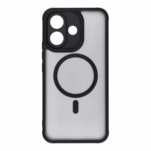 MagSafe-yhteensopiva Full Matte Mag Cover -suojakuori Xiaomi Redmi Note 17 Pro 5G -puhelimelle, musta