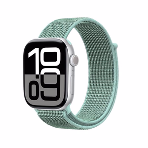 Crong Nylon Apple Watch -urheiluranneke, 38/40/41/42 mm, Atlantic Green