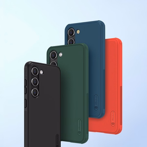 Nillkin Super Frosted Shield Pro kotelo Samsung Galaxy S23+ panssarikotelo + puhelinteline sininen