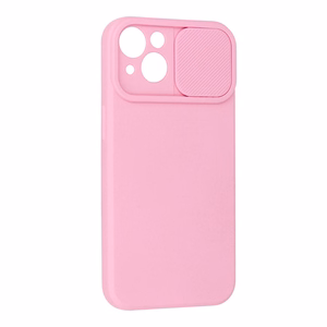 Camshield Soft Suojakuori iPhone 13:lle vaaleanpunainen