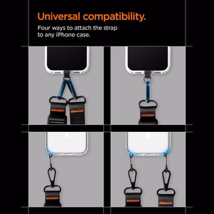 SPIGEN DA30M UNIVERSAL LANYARD STRAP CROSSBODY musta