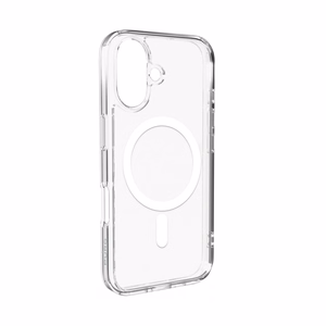 Puro Lite Mag MagSafe Silikoninen Suojakuori iPhone 16 Plusalle - läpinäkyvä