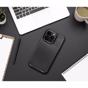 Suojakuori iPhone 15 PRO:lle Carbon Premium musta