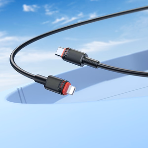 Borofone Kaapeli BX110 Beneficio - USB Lightning-liittimeen - 2,4A 1 metri musta
