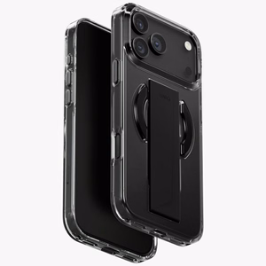 Uniq Heldro Air -suojakuori iPhone 17 Pro Max Magclick-latauksella - musta