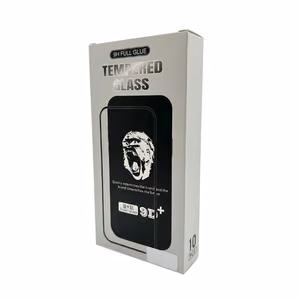 9D Gorilla -karkaistu suojalasi Apple iPhone 17 Pro -malliin, musta (10 kpl:n pakkaus)