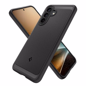 Spigen Rugged Armor -suojakuori Samsung Galaxy A57 5G:lle - musta