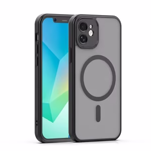 Mag Matt Suojakuori iPhone 12 6,1" musta kameransuoja