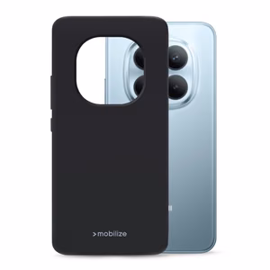 Mobilize Rubber Gelly suojakuori Xiaomi Redmi Note 15 Pro+ 5G matta musta