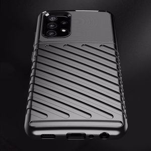 Thunder Case Joustava Kova Rugged Cover TPU Case Samsung Galaxy A72 4G sininen